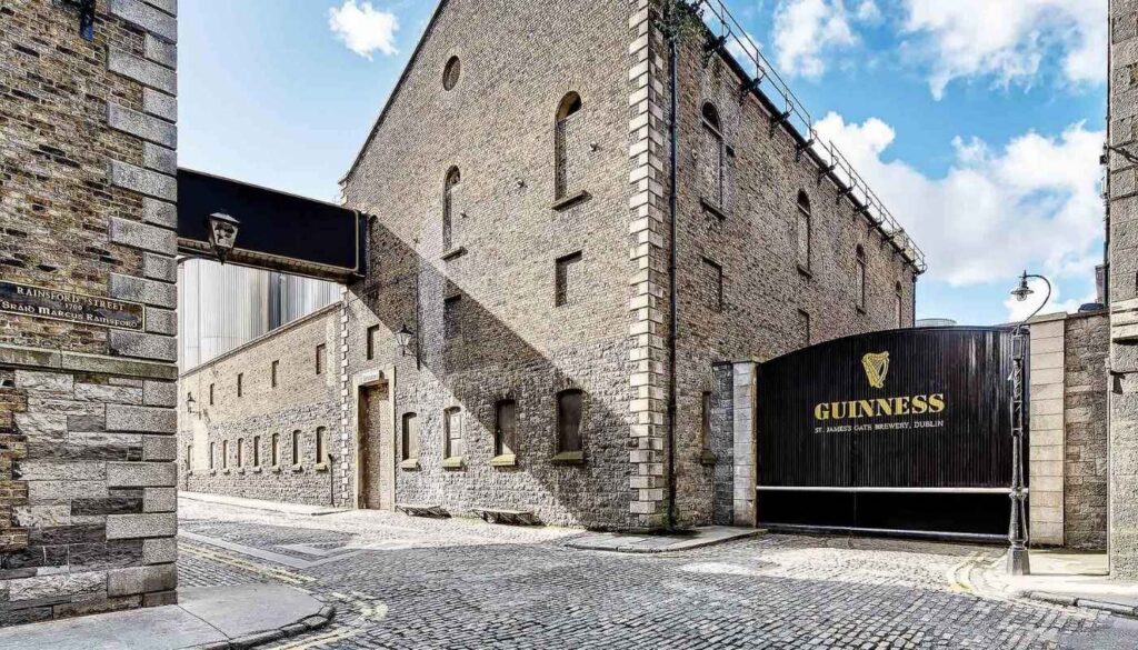 Guinness Storehouse in Dublin, one of Ireland's most visited attractions